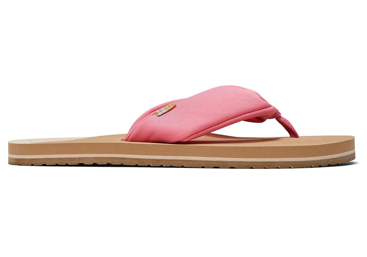 Toms Piper Flip-Flop Pink - Womens - 90527-UGXZ